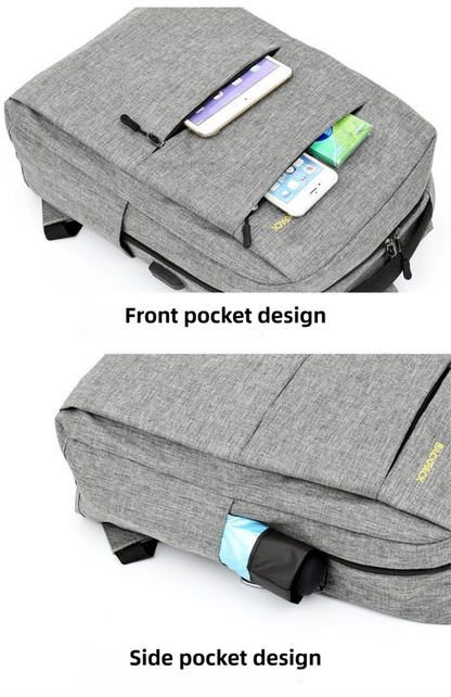 Black 3-PCS Multi-Functional & Lightweight Backpacks Set for Students - Large Capacity Durable Travel Daypack V888-ELOSUNG42712