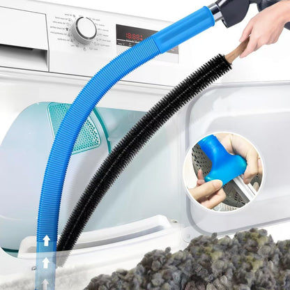 Sealegend Dryer Vent & Washing Machine Deep Cleaner Kit - 8M Flexible Vacuum Hose Attachment & Lint Brush V888-ELOSUNG42716