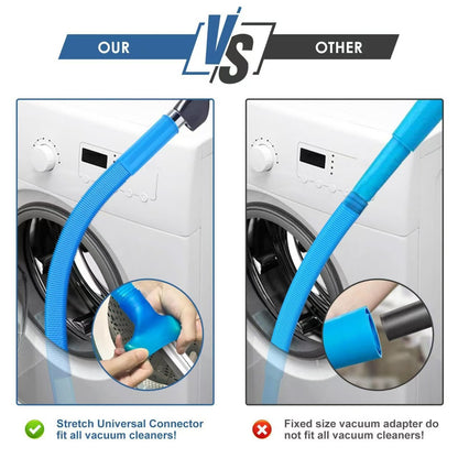 Sealegend Dryer Vent & Washing Machine Deep Cleaner Kit - 8M Flexible Vacuum Hose Attachment & Lint Brush V888-ELOSUNG42716