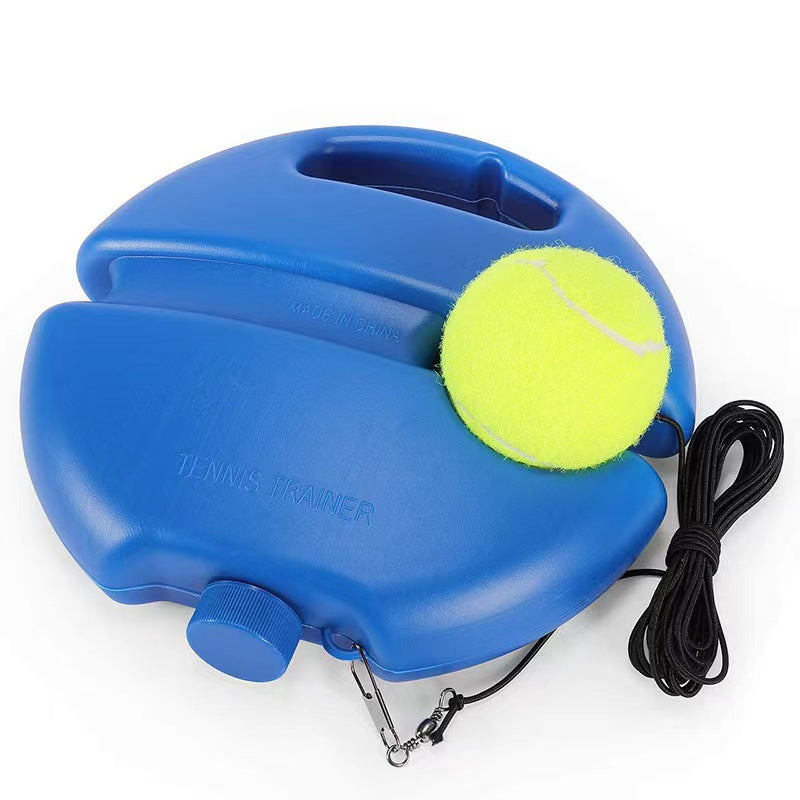 Portable Self-Study Tennis Training Set - Tennis Rebounder with High-Elasticity String, Baseboard & Durable V888-ELOSUNG42719