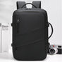 Black Premium Business Expandable Travel Backpack with External USB Charging - 20-35L Large-Capacity & V888-ELOSUNG42720