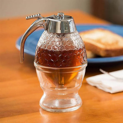200ML No-Drip Press Honey Syrup Jam Dispenser with Bottom Flow Design V888-ELOSUNG42747