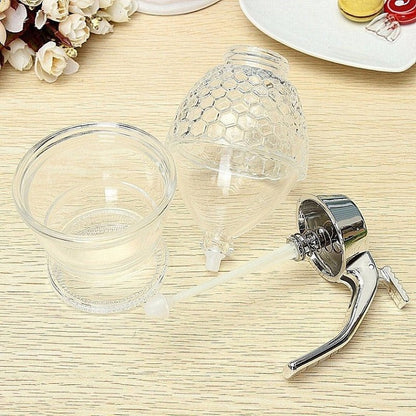 200ML No-Drip Press Honey Syrup Jam Dispenser with Bottom Flow Design V888-ELOSUNG42747