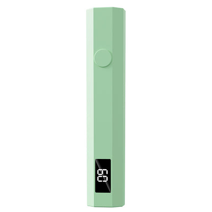 Green Mini Handheld LED/UV Manicure Light with Digital Display - Portable One-Finger Curing Pen V888-ELOSUNG42758