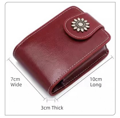 Black Sleek Compact PU Leather Flap-Top Lip Gloss Organizer with Built-in Mirror V888-ELOSUNG42770