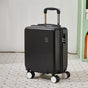 Black 16 Inch Lightweight Carry-on Luggage for heights under 1.6m - Underseat & Overhead Cabin Hardside V888-ELOSUNG42797