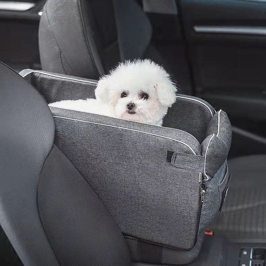 Thickened Pet Car Seat for Center Console(42x20x22CM) - Dog & Cat Booster Travel Safety Bed with Removable V888-ELOSUNG42833