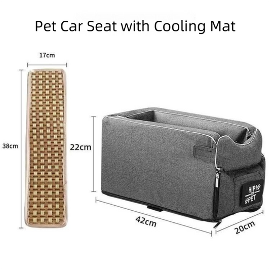 Thickened Pet Car Seat for Center Console(42x20x22CM) - Dog & Cat Booster Travel Safety Bed with Removable V888-ELOSUNG42833
