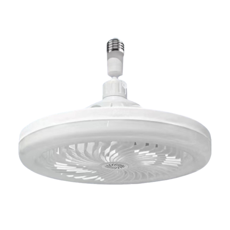 White Quiet Remote LED Ceiling Fan Light with Aromatherapy Slot and Removable E27 Base Socket - Timer & V888-ELOSUNG42842
