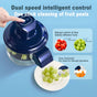 Blue Automatic Grape Peeler Machine - High-Efficiency & Mess-Free, Electric Fruit Skin Remover for Home V888-ELOSUNG42845