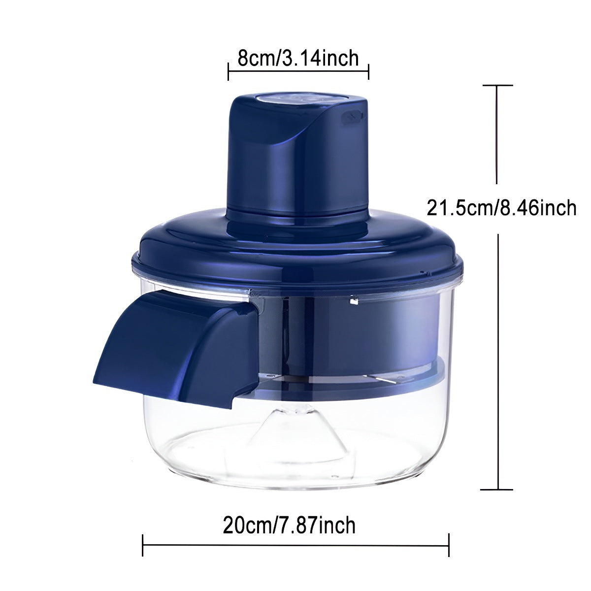 Blue Automatic Grape Peeler Machine - High-Efficiency & Mess-Free, Electric Fruit Skin Remover for Home V888-ELOSUNG42845