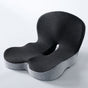 Black-Grey Ergonomic Memory Foam Seat Cushion & Lumbar Support(44x42x32CM) - Relieves Sciatica & Corrects V888-ELOSUNG42854
