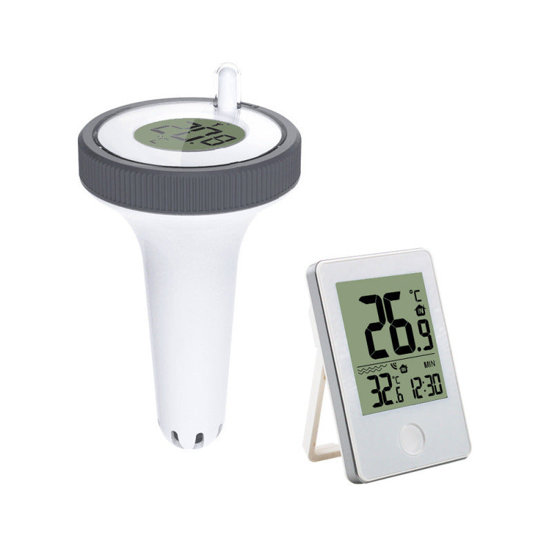 Wireless Pool Thermometer with Indoor Receiver(60M Range) - IPX7 Remote Floating Water Temperature Sensor for V888-ELOSUNG42873