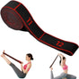 2-Pack Black-Red 12-Loop Numbered Yoga Stretch Strap(4x138CM) - Durable Multi-Segment Resistance Fitness Band V888-ELOSUNG42909