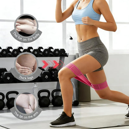2-Pack Pink 12-Loop Numbered Yoga Stretch Strap(4x138CM) - Durable Multi-Segment Resistance Fitness Band for V888-ELOSUNG42910
