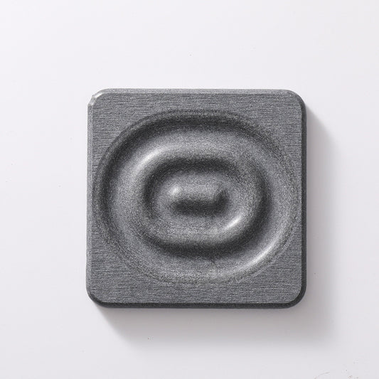 6-Pack Dark Grey Instant Dry Diatomite Square Coaster Tray(10x10CM) - Ultra-Absorbent Bathroom Sink Caddy & V888-ELOSUNG42918