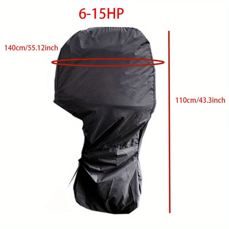 Heavy-Duty Full Marine Engine Coverage for 6-15HP - Waterproof & UV Resistant All-Weather Boat Engine V888-ELOSUNG42943
