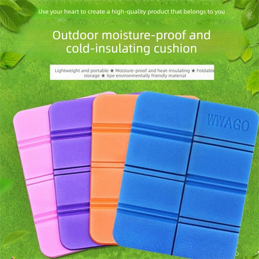5 Pack Apple green Portable Folding Foam Seat Pads Waterproof Damp Proof Mats for Park Camping Beach Hiking V888-ELOSUNG43019