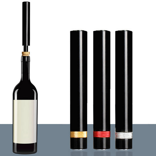 Gold Lipstick Style Air Pressure Wine Opener Portable Needle Type Corkscrew for Effortless Cork Removal V888-ELOSUNG43026
