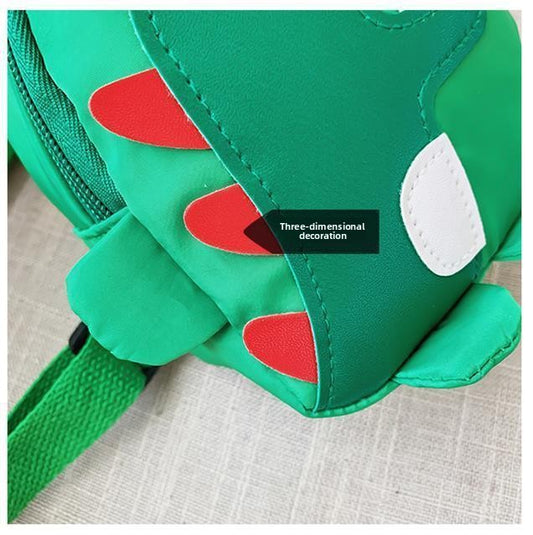Black Kids Cartoon Dinosaur Chest Bag Cute Lightweight Nylon Crossbody Shoulder Pack for Toddlers Outings and V888-ELOSUNG43040