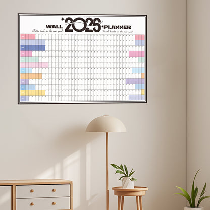2026 Wall Planner Calendar with Stickers and Double-Sided Tape - 742 x 525 mm for Home, Office or Study in V888-ELOSUNG43090