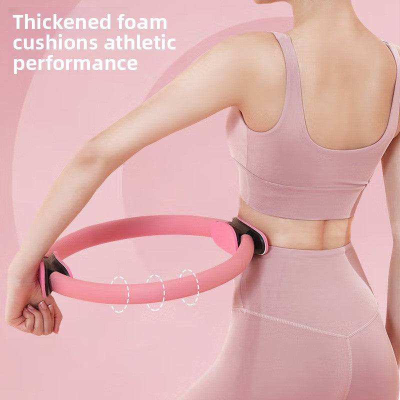 Blue Pilates Ring Exercise Tool - High-Elasticity Yoga Ring for Core Strength, Postpartum Recovery, Glute V888-ELOSUNG43116