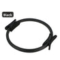 Black Pilates Ring Exercise Tool - High-Elasticity Yoga Ring for Core Strength, Postpartum Recovery, Glute V888-ELOSUNG43118