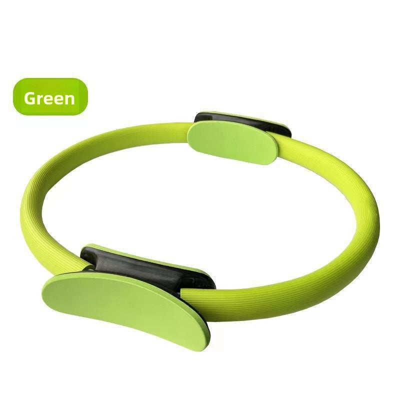 Green Pilates Ring Exercise Tool - High-Elasticity Yoga Ring for Core Strength, Postpartum Recovery, Glute V888-ELOSUNG43119