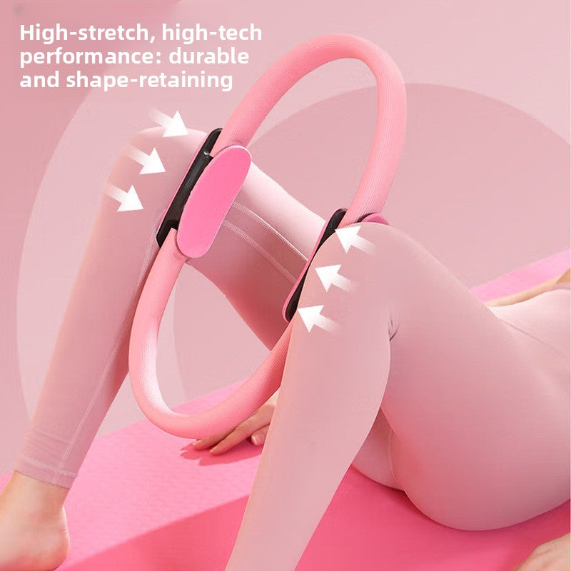 Green Pilates Ring Exercise Tool - High-Elasticity Yoga Ring for Core Strength, Postpartum Recovery, Glute V888-ELOSUNG43119