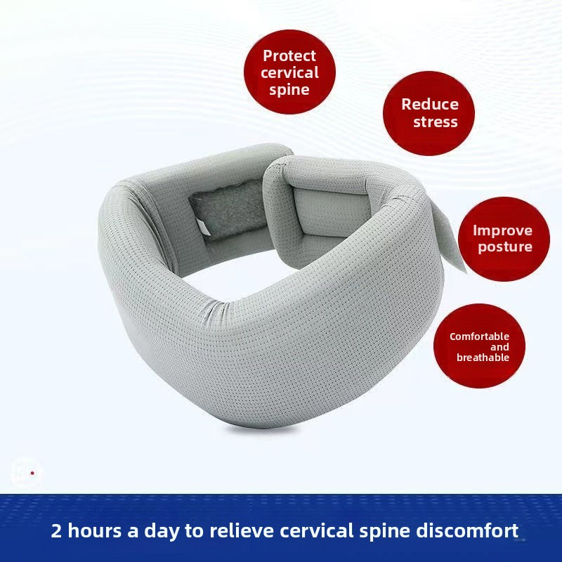 360 degrees Neck Support Collar with Cooling Mesh Fabric - Posture Corrector for Forward Head & Neck Pain V888-ELOSUNG43120