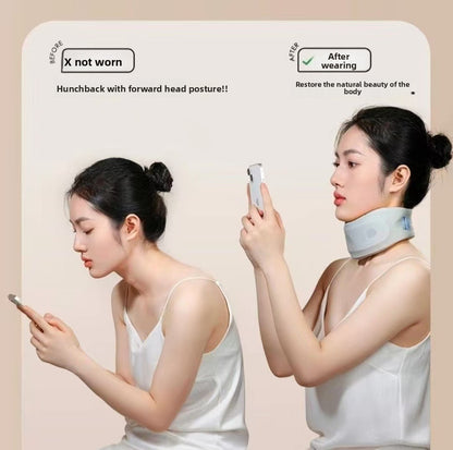 360 degrees Neck Support Collar with Cooling Mesh Fabric - Posture Corrector for Forward Head & Neck Pain V888-ELOSUNG43120
