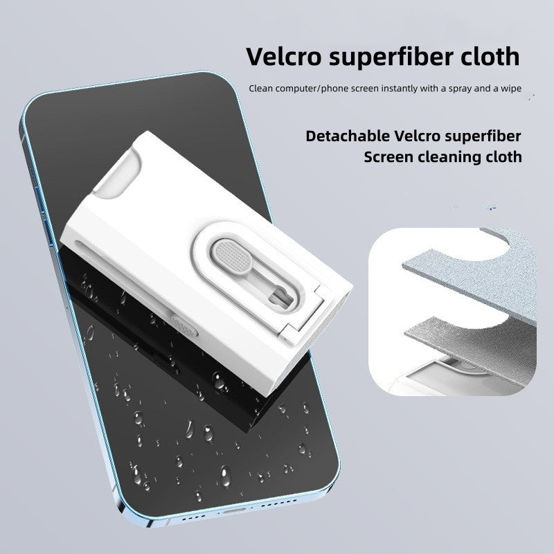 Blue Q8 8-in-1 Multi-Function Cleaning Kit - Compact Keyboard, Phone, and Earphone Cleaner with Built-In V888-ELOSUNG43146