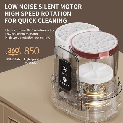 Automatic Electric Makeup Brush Cleaner with UV Sterilization & Fast Drying - Rechargeable, One-Touch V888-ELOSUNG43151