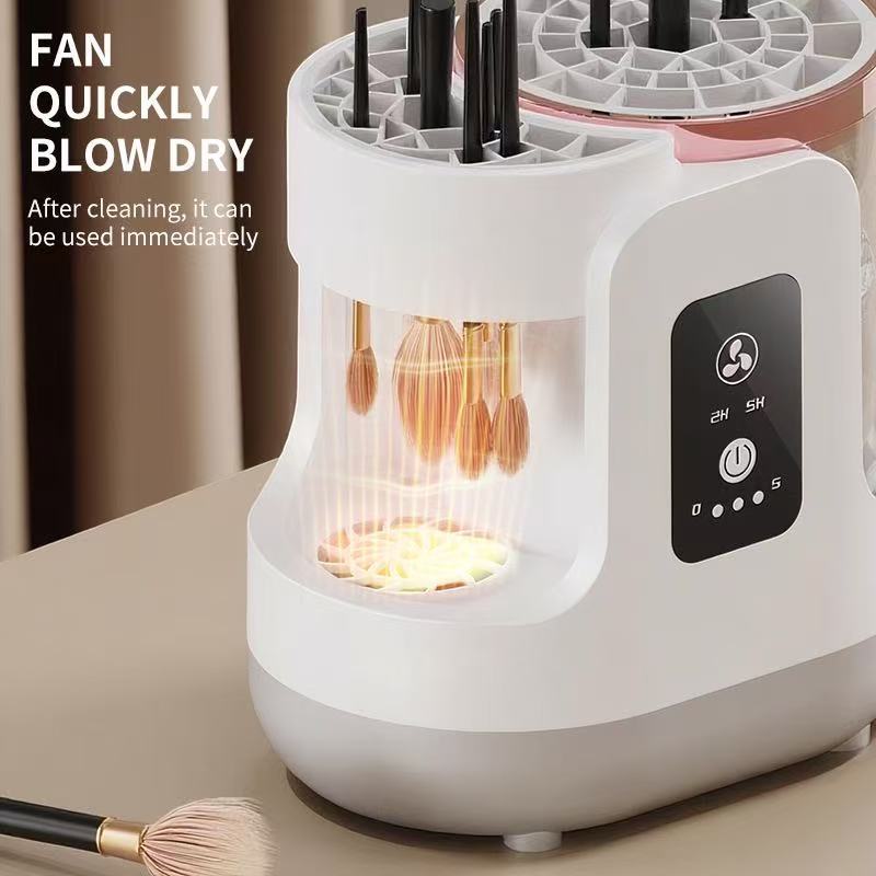 Automatic Electric Makeup Brush Cleaner with UV Sterilization & Fast Drying - Rechargeable, One-Touch V888-ELOSUNG43151