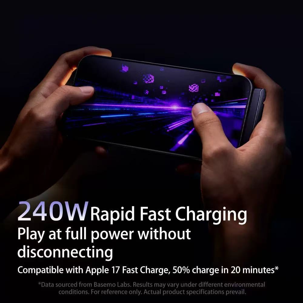 240W USB-C to USB-C Fast Charging Cable with Integrated Folding Phone Stand and 90 Degree Elbow for Mobile V888-ELOSUNG43155