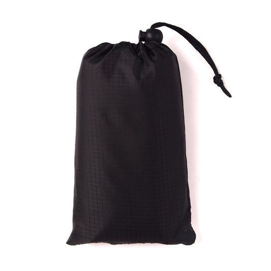 Black Extra Large Waterproof Beach Mat 1.8x2m Sand-free Portable Picnic Blanket 260g Lightweight for V888-ELOSUNG43337