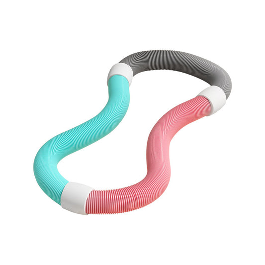 Flexible Hula Hoop with PVC Spring Design for Core Strength and Waist Toning Ideal for Home Fitness and V888-ELOSUNG43417