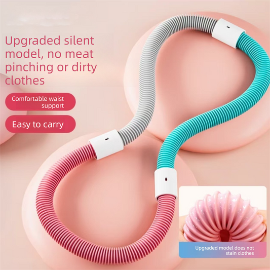 Flexible Hula Hoop with PVC Spring Design for Core Strength and Waist Toning Ideal for Home Fitness and V888-ELOSUNG43417