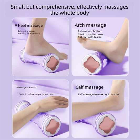 Green Foot Massage Roller for Arch Support and Plantar Fasciitis Relief Durable Fascia Massage Tool with 500 V888-ELOSUNG43468