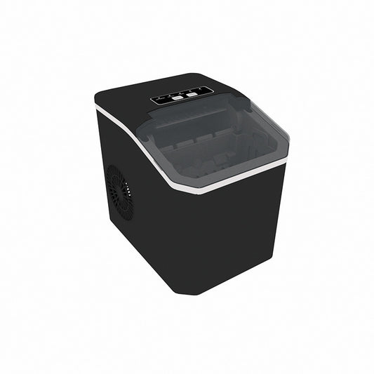 Black Portable Countertop Ice Maker with 12kg Daily Capacity Rapid Bullet Ice Production for Home Kitchen and V888-ELOSUNG43485