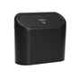 Black Compact Car Trash Can 2 Pack Hanging Storage Bin with Push Lid for Vehicle Door and Seat Back Universal V888-ELOSUNG43517