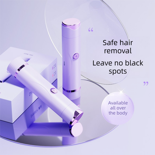 Pink Electric Hair Remover for Women 2-in-1 Dual Head Trimmer and Shaver with Ceramic Blades IPX7 Waterproof V888-ELOSUNG43609