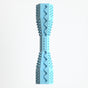 2-Pack Blue Hexagonal Pet Chew Toy - Durable Rubber Dog & Cat Teething Stick for Dental Care, Biting Relief V888-ELOSUNG43676