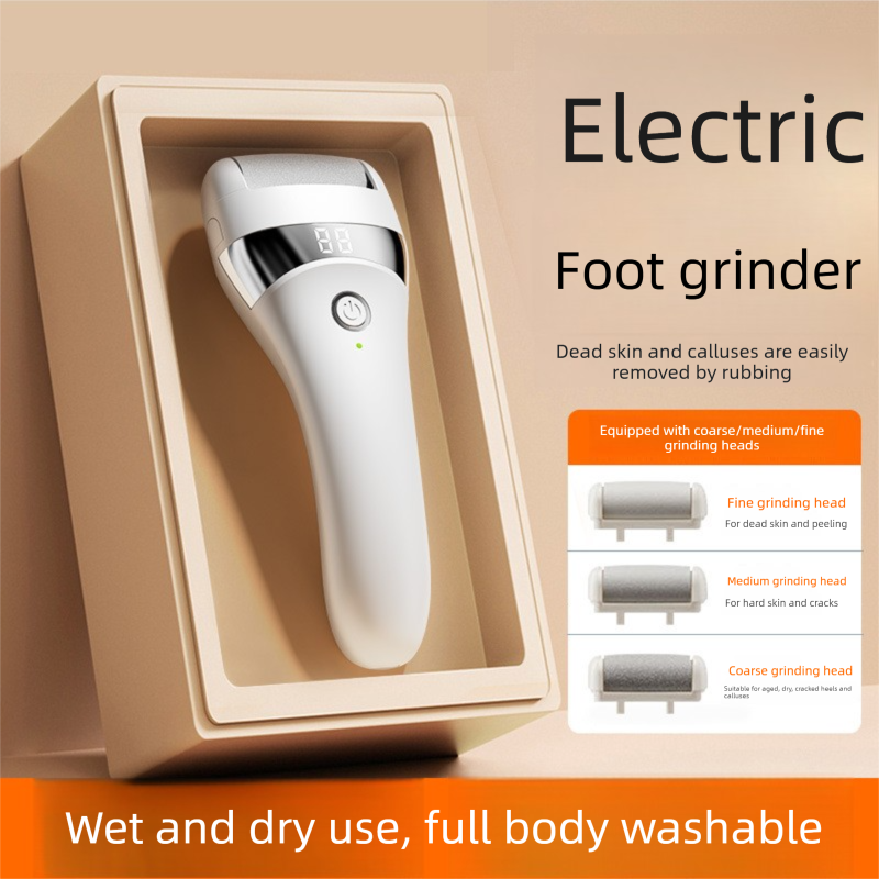 Electric Foot File with 3-Speed Adjustable Motor - Waterproof Callus Remover for Smooth, Soft Feet with LED V888-ELOSUNG43702