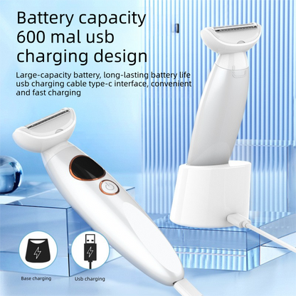 Purple 5-in-1 Women's Hair Removal Epilator - Multi-Function Body Grooming Kit with Waterproof Design, LED V888-ELOSUNG43710