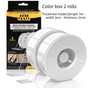 Multifunctional Reusable Nano Double-Sided Tape 2 Rolls with Dust Covers Heavy Duty Mounting Solution for V888-ELOSUNG43788