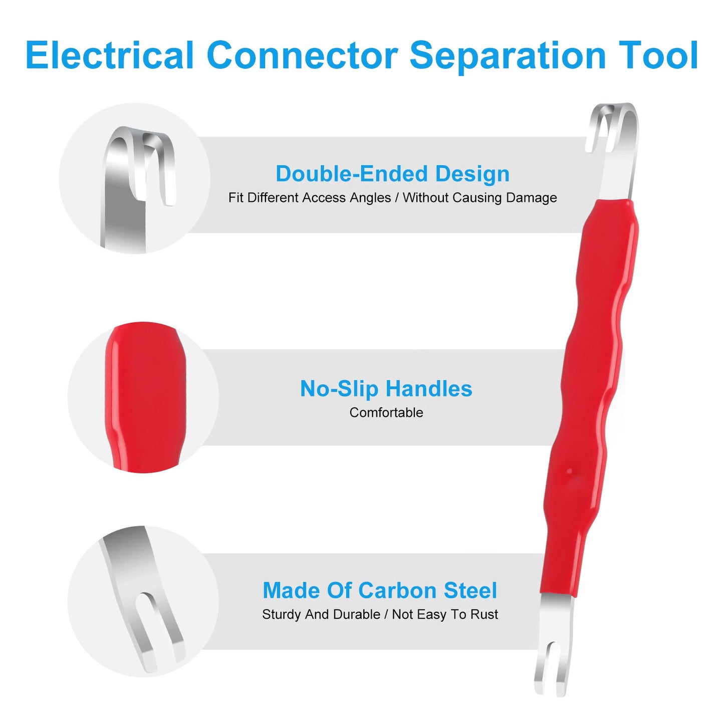 2 Pack Orange Electrical Connector Separation Tool for Car Wire Harness Plug Removal and Repair V888-ELOSUNG43820