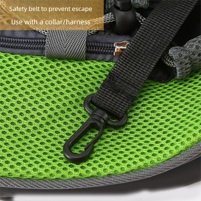 Yellow Portable Pet Sling Backpack for Small Dogs and Cats - Size S with Breathable Mesh Design V888-ELOSUNG43832