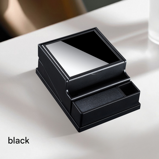 Black Automatic Cigarette Box with 40-Slot Capacity - Pop-Out Dispenser for Car and Home Use, ABS Material V888-ELOSUNG43937