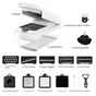 White Multifunctional Vegetable Slicer - Manual Kitchen Cutter with Adjustable Blades for Slicing, Dicing, V888-ELOSUNG43951